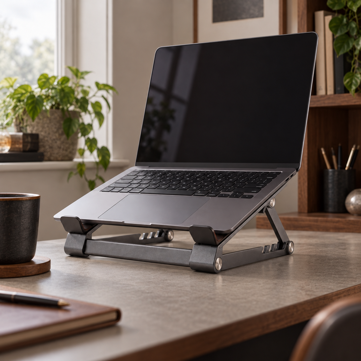 Bridge Graphite Folding Laptop Stand