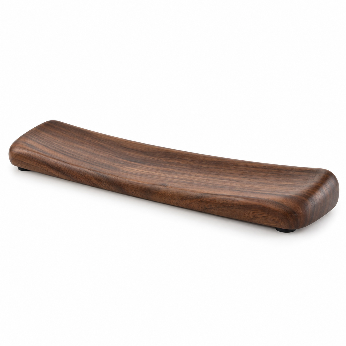 Wave Walnut Keyboard Wrist Rest