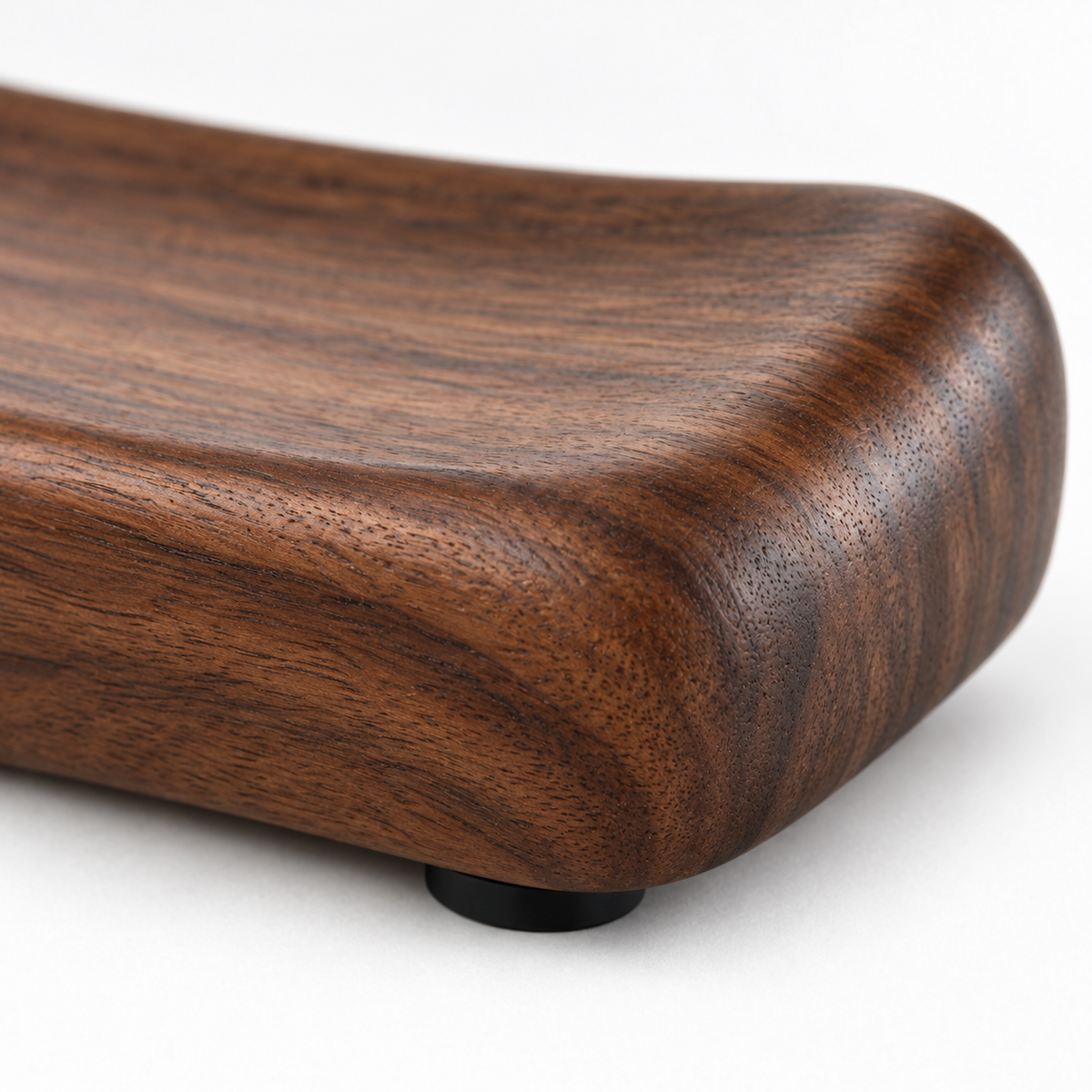Wave Walnut Keyboard Wrist Rest